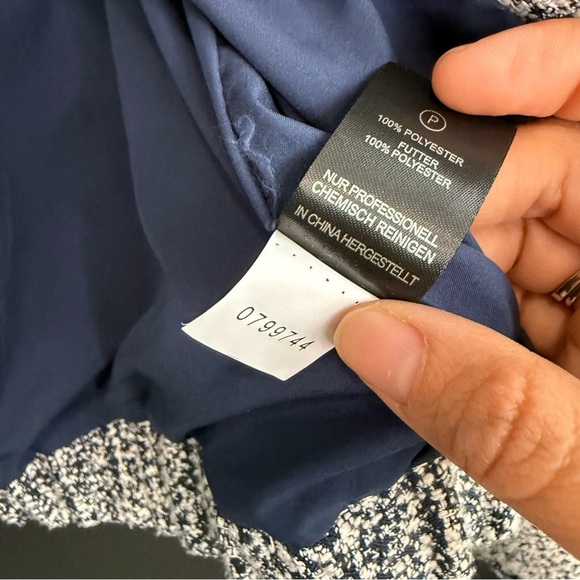 Joie Women's Tweed Bomber Jacket - Black and Gray - Picture 8 of 13